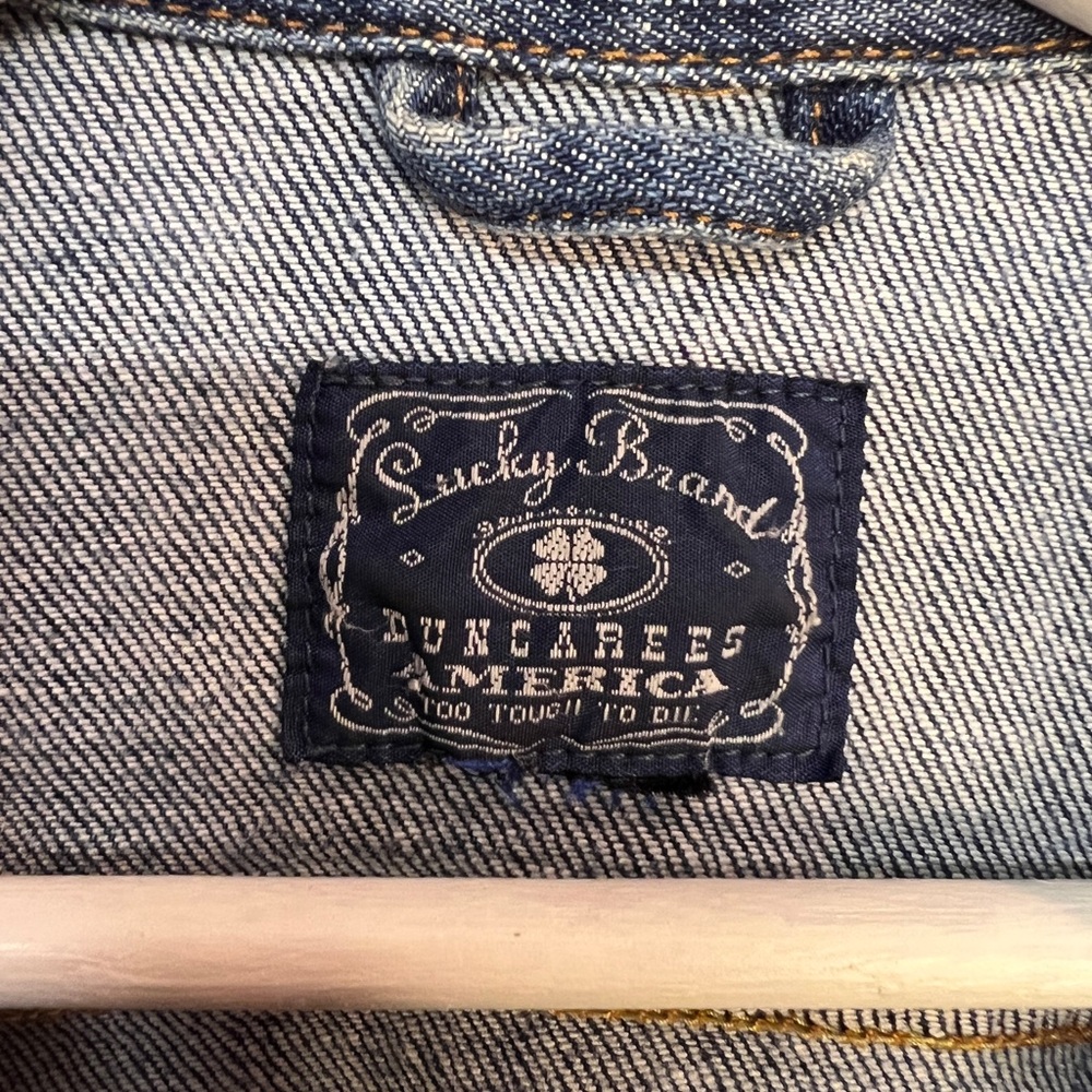 Lucky Brand Women's Blue Denim Jean Jacket - Picture 3 of 5